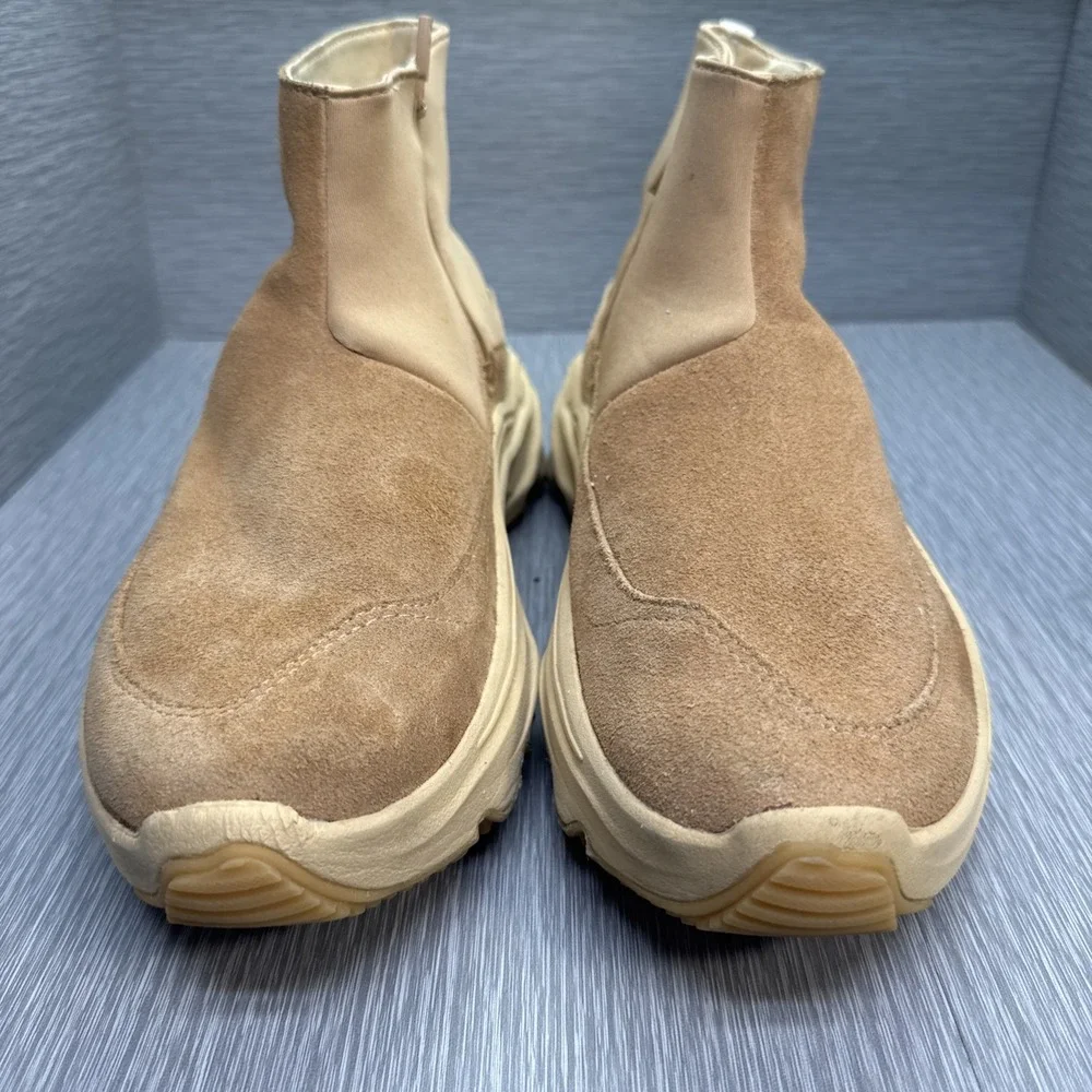 Sorel Kinetic Breakthru Acadia Waterproof Suede Chelsea Boots Tan Women's 10‎
